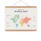 LOVE THIS! Squared Charts - World Map from Squared Charts - shop at littlewhimsy NZ
