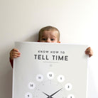 LOVE THIS! Squared Charts - Tell Time from Squared Charts - shop at littlewhimsy NZ