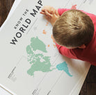 LOVE THIS! Squared Charts - World Map from Squared Charts - shop at littlewhimsy NZ