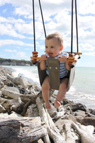 LOVE THIS! Solvej Baby + Toddler Swings - Classic Taupe from Solvej Swings - shop at littlewhimsy NZ