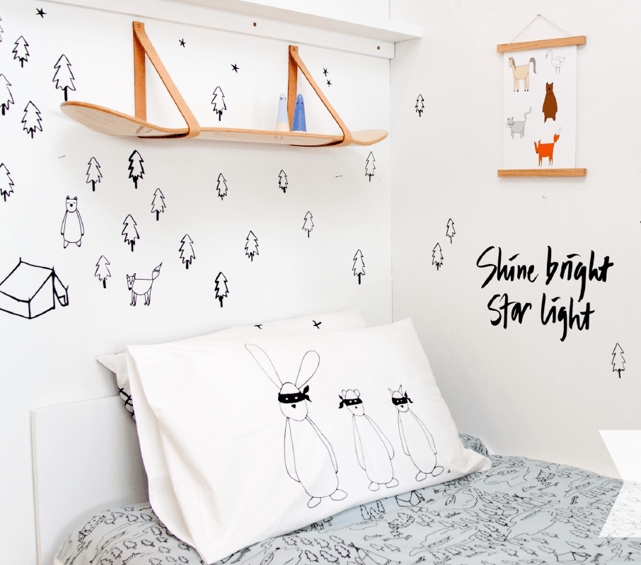 LOVE THIS! Wall Decals - Woodland Scene from 100 Percent Heart - shop at littlewhimsy NZ