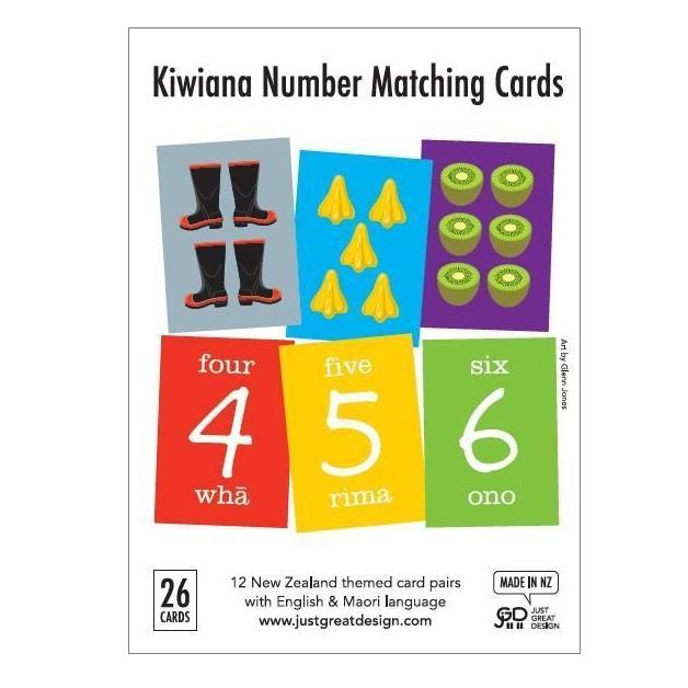 LOVE THIS! Kiwiana Number Matching Cards from Just Great Design - shop at littlewhimsy NZ
