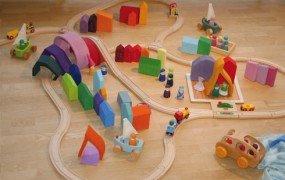 LOVE THIS! Grimm's Wooden House Puzzle from Grimm's - shop at littlewhimsy NZ