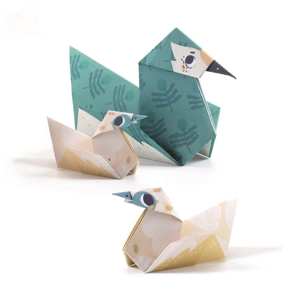 LOVE THIS! DJECO Easy Origami Kit - Family 28 pcs from Djeco - shop at littlewhimsy NZ