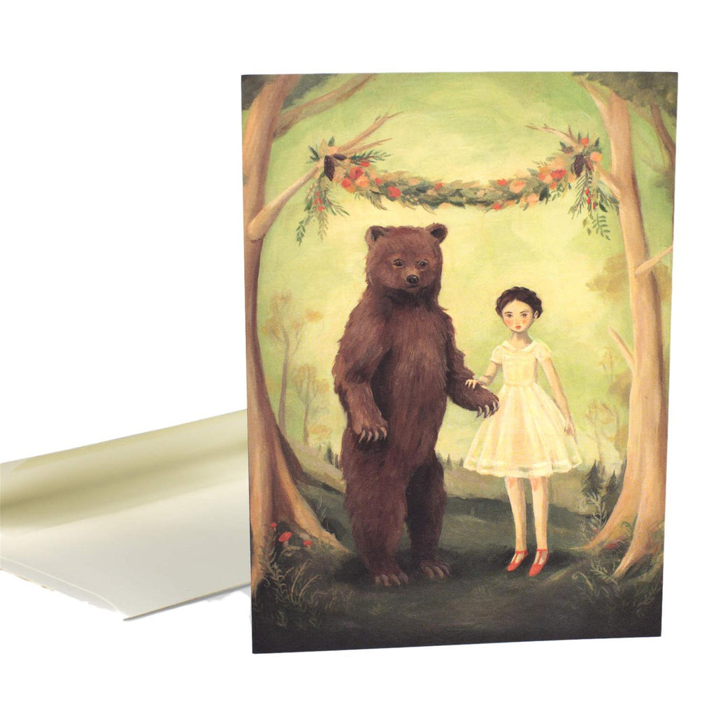 LOVE THIS! She Married a Bear Card from Emily Winfield Martin - shop at littlewhimsy NZ