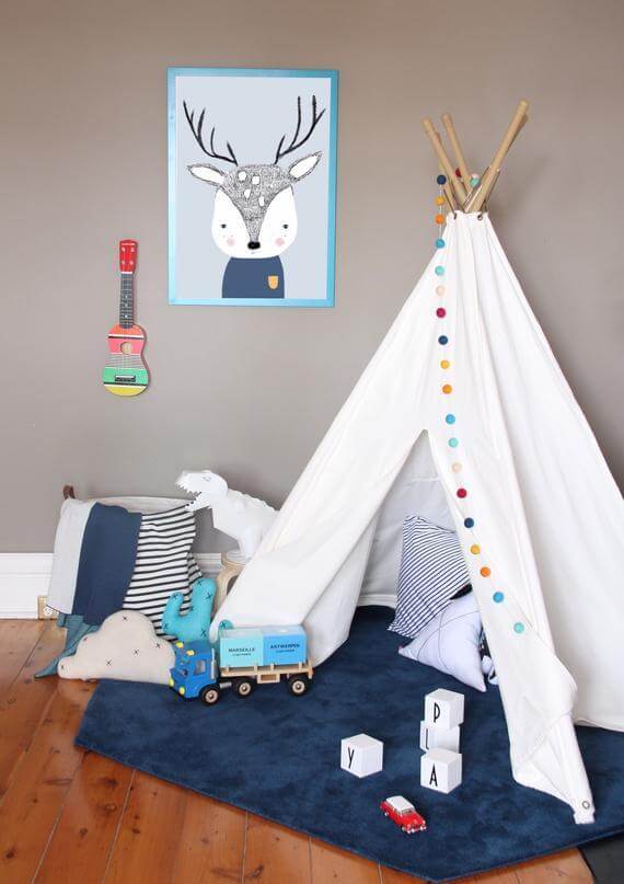 LOVE THIS! Douglas the Deer Print from My Hidden Forest - shop at littlewhimsy NZ