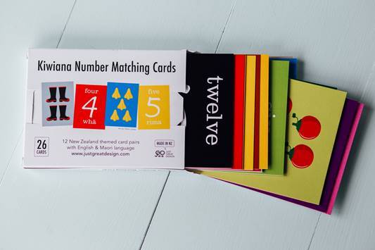 LOVE THIS! Kiwiana Number Matching Cards from Just Great Design - shop at littlewhimsy NZ