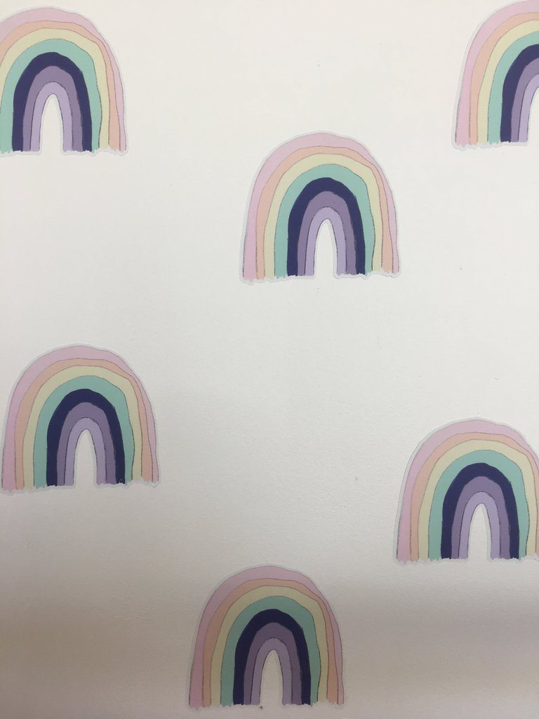 LOVE THIS! Wall Decals - Rainbows from 100 Percent Heart - shop at littlewhimsy NZ