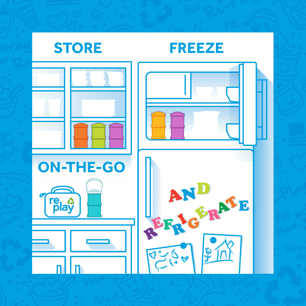 Re-Play Snack Stack – littlewhimsy