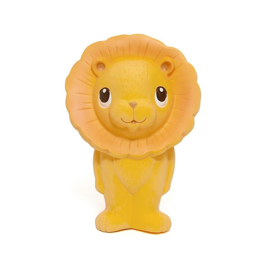 LOVE THIS! Natural Rubber Toy Leo the Lion from Petit Monkey - shop at littlewhimsy NZ