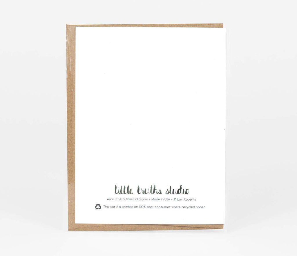 LOVE THIS! Here For The Cake Birthday Card from Little Truths Studio - shop at littlewhimsy NZ