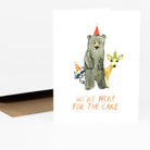 LOVE THIS! Here For The Cake Birthday Card from Little Truths Studio - shop at littlewhimsy NZ