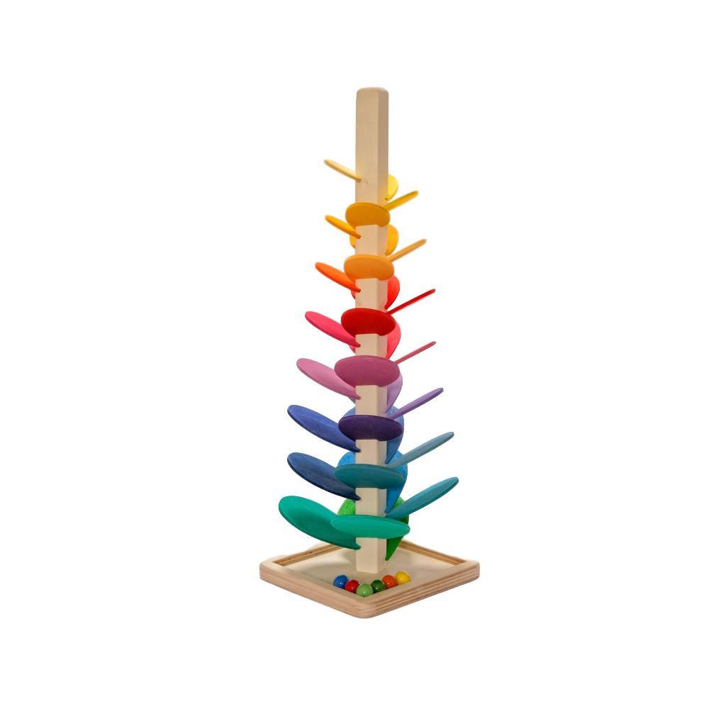 LOVE THIS! Magic Wood Marble Sounding Tree Tower - Mini from Magic Wood - shop at littlewhimsy NZ