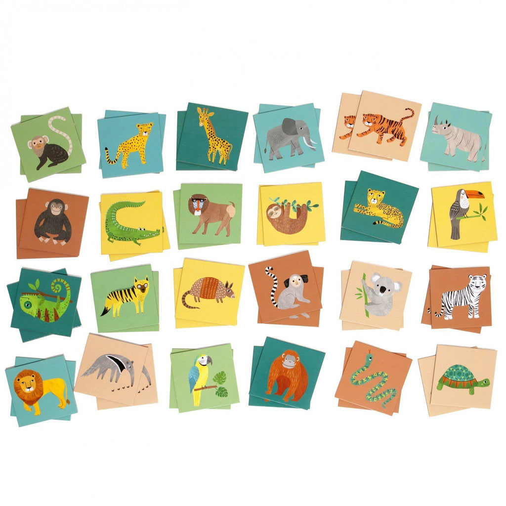 LOVE THIS! Memory Game Jungle Animals from Petit Monkey - shop at littlewhimsy NZ