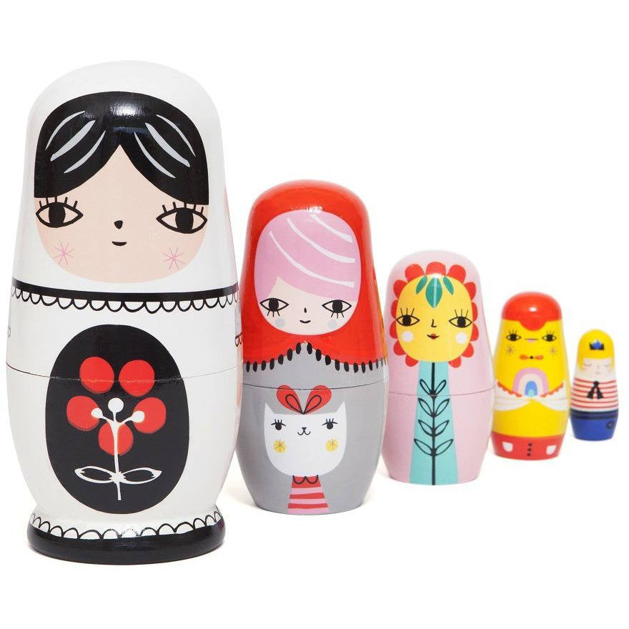 LOVE THIS! Nesting Dolls Fleur & Friends from Petit Monkey - shop at littlewhimsy NZ