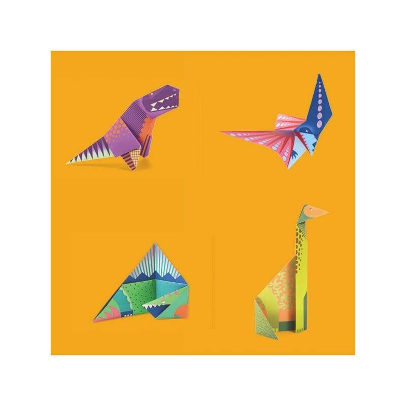 LOVE THIS! Origami Kit - Dinosaurs from Djeco - shop at littlewhimsy NZ
