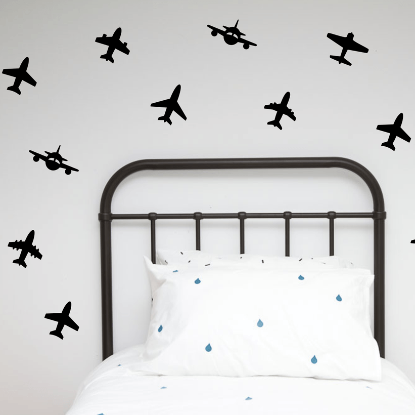 LOVE THIS! Wall Decals - Planes from 100 Percent Heart - shop at littlewhimsy NZ