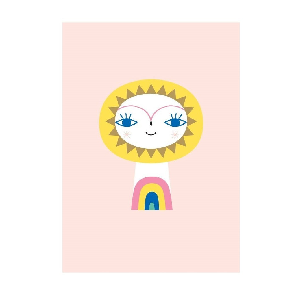 LOVE THIS! Mr Sun Postcard from Petit Monkey - shop at littlewhimsy NZ