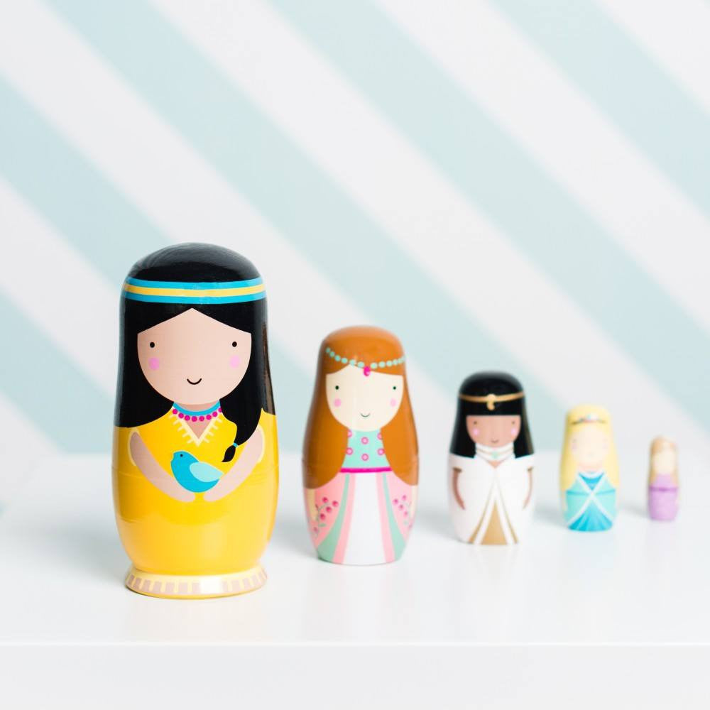 LOVE THIS! Nesting Dolls Princess from Petit Monkey - shop at littlewhimsy NZ