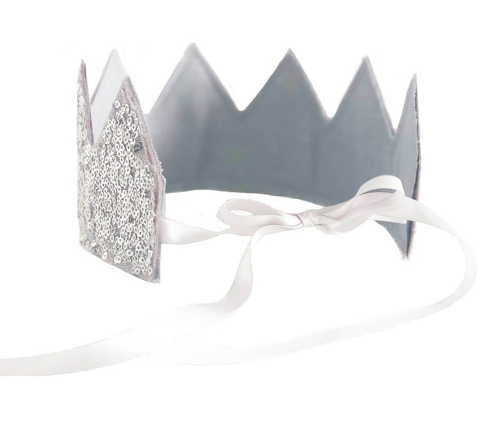 LOVE THIS! Alimrose Sequin Crown - Silver from Alimrose - shop at littlewhimsy NZ