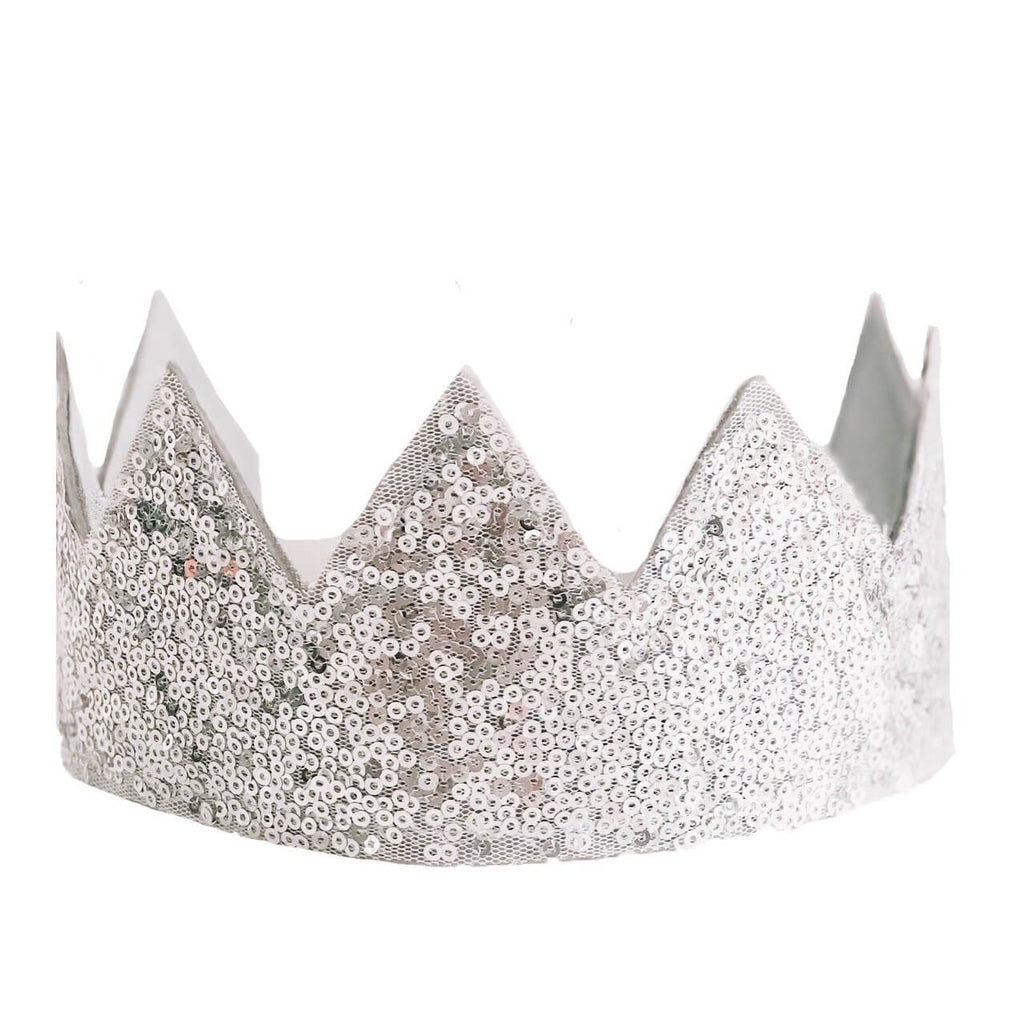LOVE THIS! Alimrose Sequin Crown - Silver from Alimrose - shop at littlewhimsy NZ
