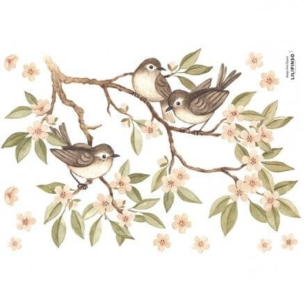 LOVE THIS! Wall Decals - Sparrows and Branches from Lilipinso - shop at littlewhimsy NZ