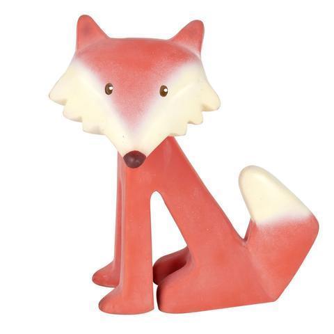 LOVE THIS! Fox Rubber Rattle from Tikiri - shop at littlewhimsy NZ